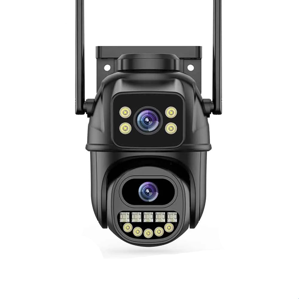 Camera with Dual Lens for Outdoor Security