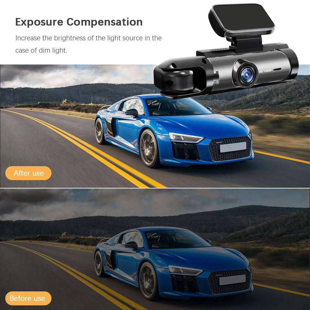 Dashcam Video Recorder Camera with  Dual Lens for Car