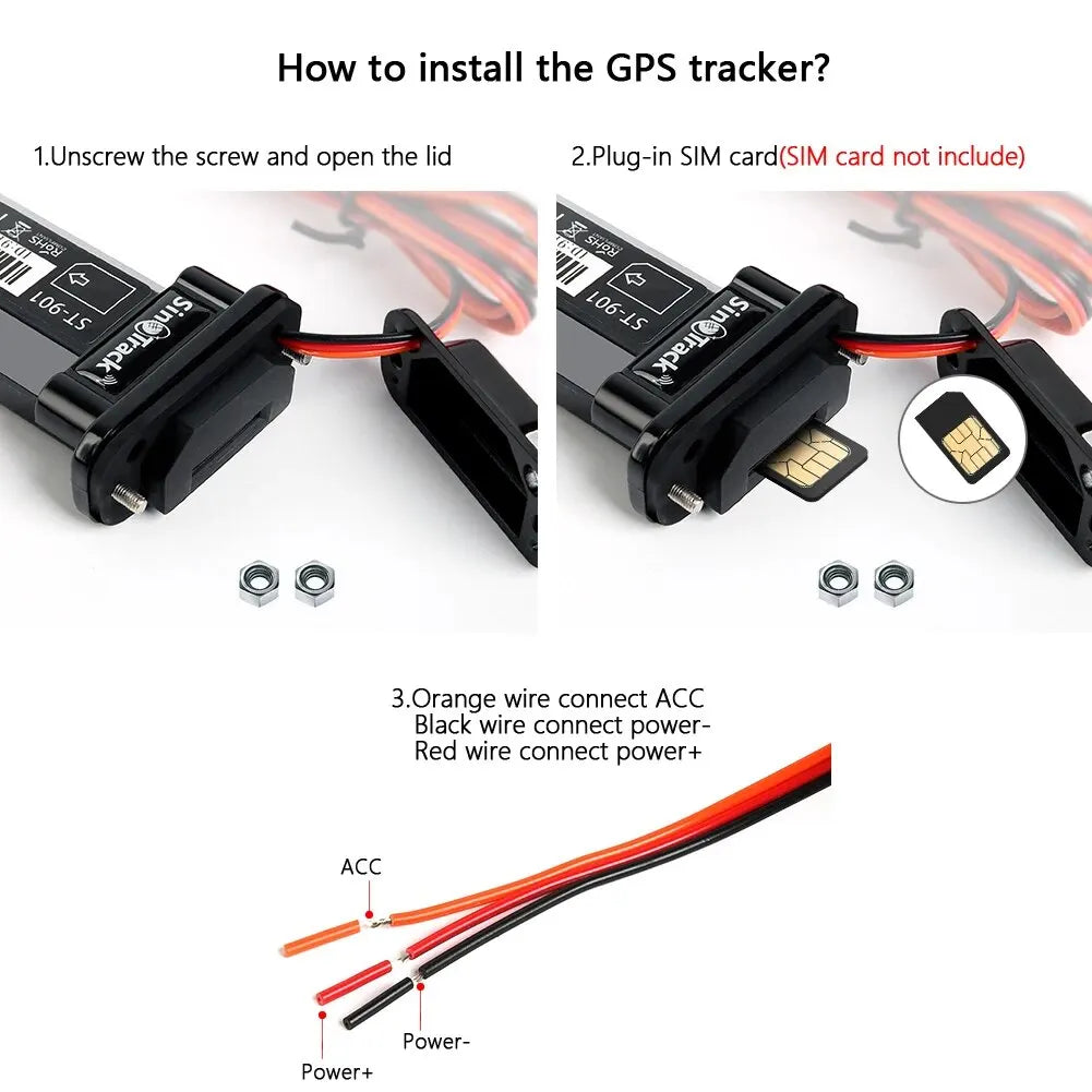 Waterproof GPS Vehicle Tracking Device