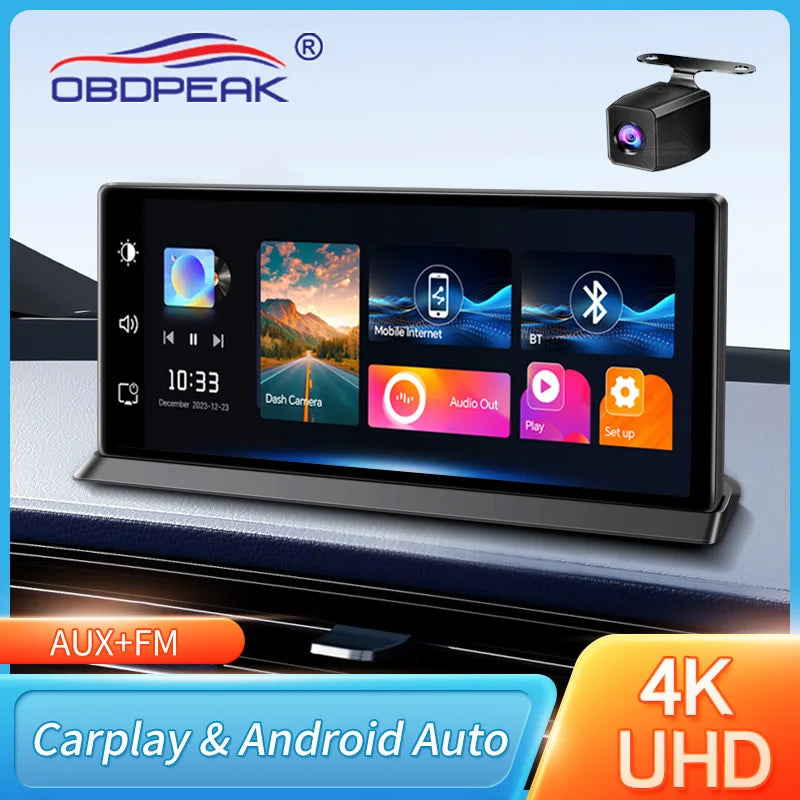 Dash Cam with Dual Len Video Recorder